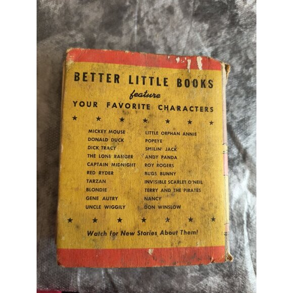 Vintage Little Big Book Roy Rogers And The Dwarf-Cattle Ranch Vintage 1938 Bette - Picture 2 of 4